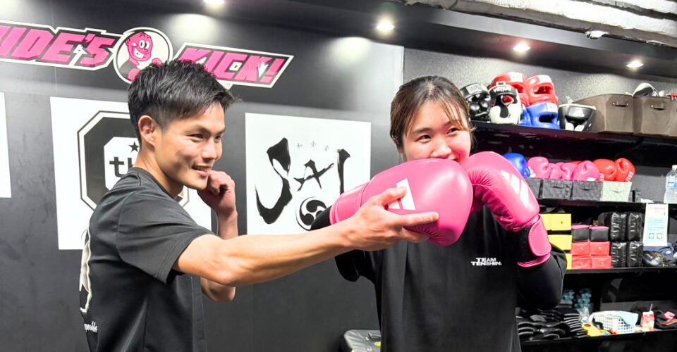 博多・祇園・呉服町にあるジムのヒデズキック福岡店は、90%以上が初心者の初心者向けキックボクシングジムです